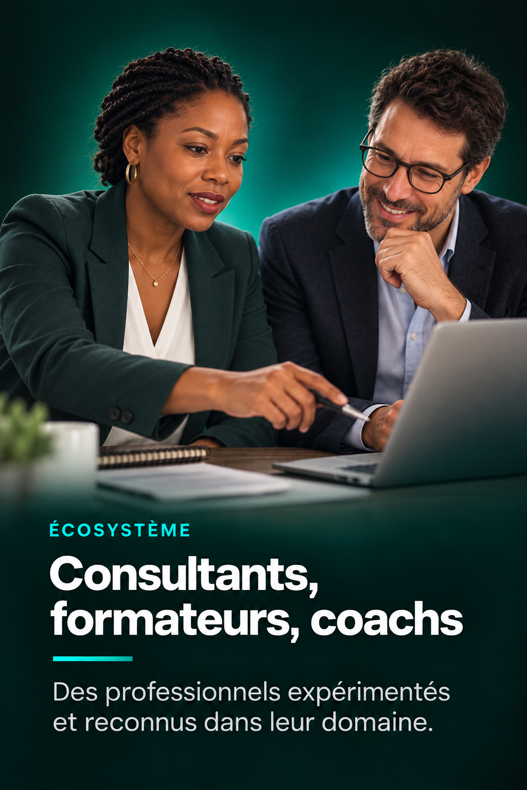 Écosystème de consultants, formateurs et coachs expérimentés